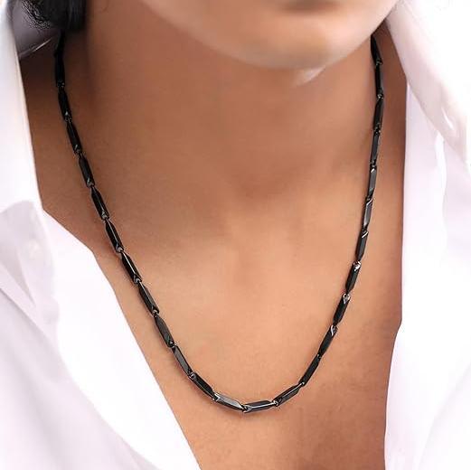 Black Bar Chain For Men